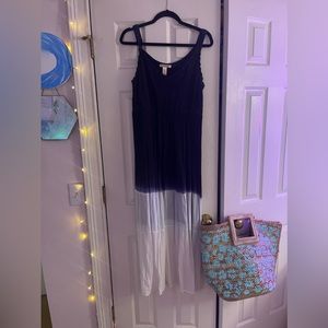 Blue Ombré Summer Dress
